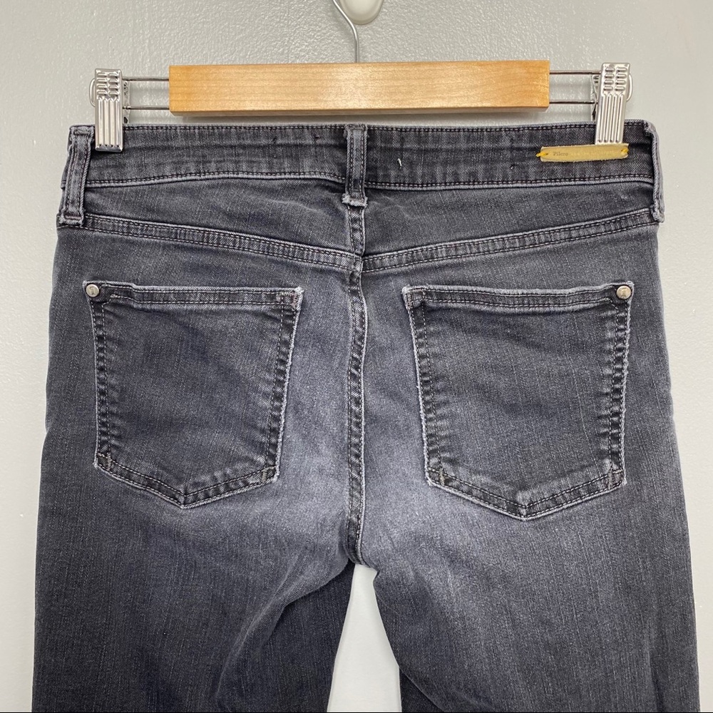 ANTHROPOLOGIE Pilcro and The Letterpress Washed Black Distressed Skinny Jeans - Picture 7 of 7